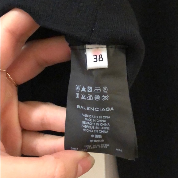 Balenciaga Silk Blend Black Cardigan - Picture 5 of 6